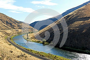 Yakima River in Yakima Canyon.