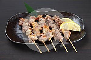 Yakitori Japanese chicken barbecue skewers