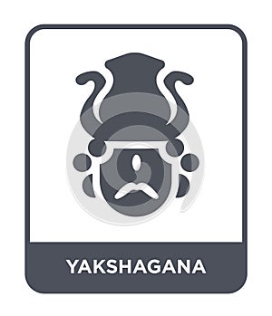 yakshagana icon in trendy design style. yakshagana icon isolated on white background. yakshagana vector icon simple and modern photo