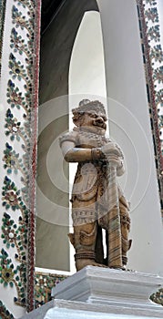 Yaksi Giant the guardian of the Royal Temple in Wat Phrakaew , Bangkok