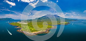Yakushima island from the sky