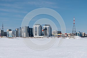 Yakutsk city in winter day