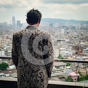 Yakuza Gaze: Tokyo Cityscape from Afar