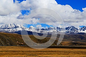 Yala snow mountain and Tagong grassland