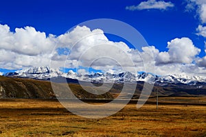 Yala snow mountain and Tagong grassland