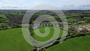 Yalberton, South Devon, England: DRONE VIEW: A holiday park with lodges photo