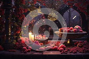 Yalda night astrology and zodiacthemed