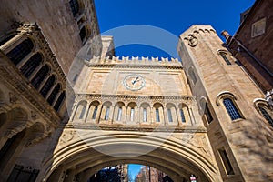 Yale university buildings in winter after snow storm Linus