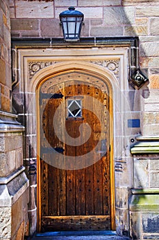 Yale University Doorway Wooden Door
