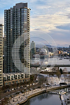 Yaletown Winter Vancouver vertical