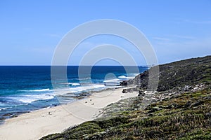 Yallingup Beach and coastline, Western Australia photo