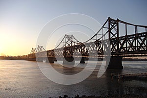 Yalu River Bridgeï¼ˆsunriseï¼‰