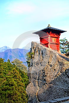 Yamadera Shrine On Percipice