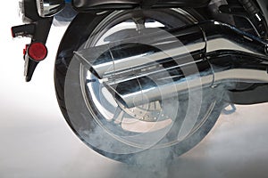 Yamaha Motorcycle rear wheel photo