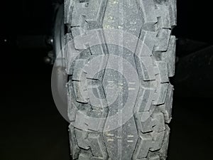 Yamaha Motorcycle Tyre Closed View Image