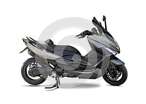 Yamaha Tmax scooter isolated