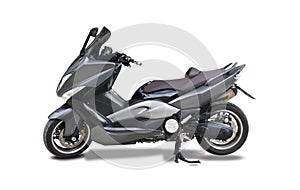 Yamaha Tmax scooter isolated on white