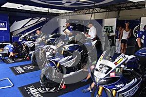 Yamaha YZF R1 SBK racing team