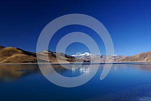 Yamdrok Yumts lake in tibet