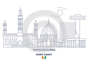 Yamoussoukro City Skyline, Ivory Coast