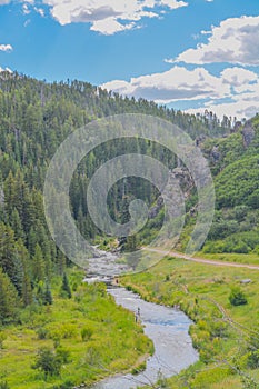 The Yampa River is fead from the Stagecoach Gravity Dam. It is a great River for Fisherman. Yampa, Colorado