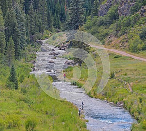 The Yampa River is fead from the Stagecoach Gravity Dam. It is a great River for Fisherman. Yampa, Colorado