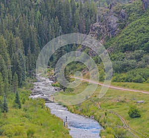 The Yampa River is fead from the Stagecoach Gravity Dam. It is a great River for Fisherman. Yampa, Colorado