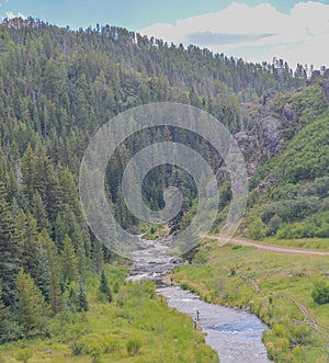 The Yampa River is fead from the Stagecoach Gravity Dam. It is a great River for Fisherman. Yampa, Colorado