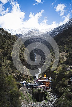 Yamunotri Temple at Yamunotri, Garhwal Himalayas, Uttarkashi Dis