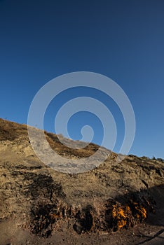 Yanar dag, the burning mountain, absheron penisula, Azerbaijan