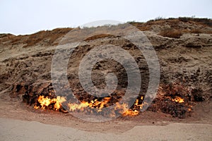 Yanar Dag Burning Mountain, Azerbaijan