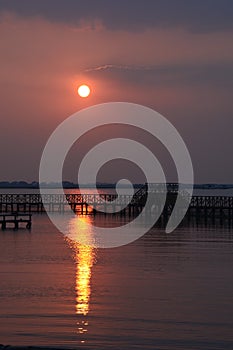 Yangcheng lake sunset
