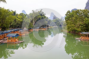 Yanghshuo Shili gallery scenery- Yulong river