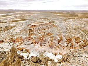 Yangi gala mini canyons in TÃÂ¼rkmenistan photo