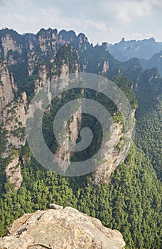 The Yangjiajie area of Zhangjiajie National Forest Park, Hunan, China