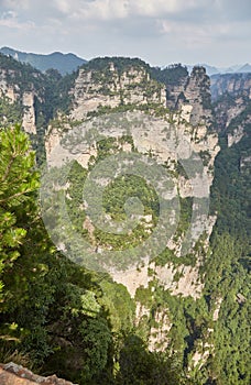 The Yangjiajie area of Zhangjiajie National Forest Park, Hunan, China