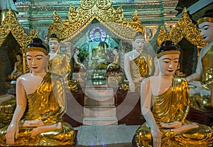 Shwedagon Pagoda in Yangon, Myanmar