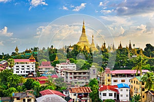 Yangon Myanmar Skyline photo