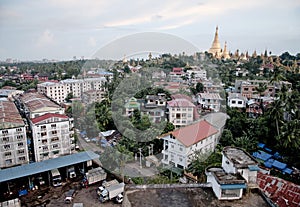 yangon rangoon city myanmar burma photo