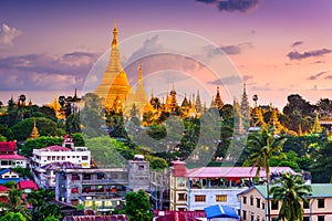 Yangon Skyline photo