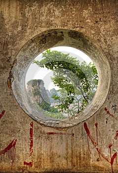 Yangshuo city view,from pagoda