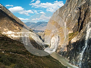 Yangtze river in Yunnan, China