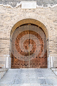 Yanmen pass Great Wall gate, Shanxi Province, China photo