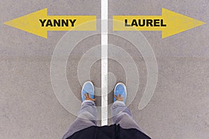 Yanny or Laurel text, internet audio hype