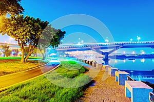 Yanping park scenic riverside area photo