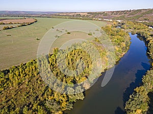 Yantra River, passing near the town of Byala, Bulgaria