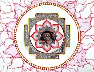 Yantra Shiva Shakti, yantra of Power and Light