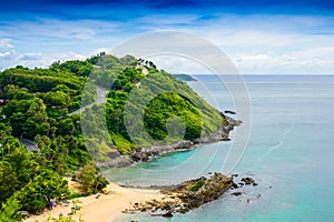 Yanui Beach from sunset viewpoint, Phuket, Thailand