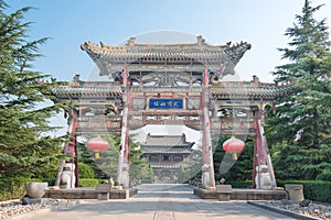 Yao Temple. a famous historic site in Linfen, Shanxi, China.