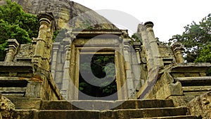 Yapahuwa, Sinhalese great rock fortress found near maho Sri Lanka
